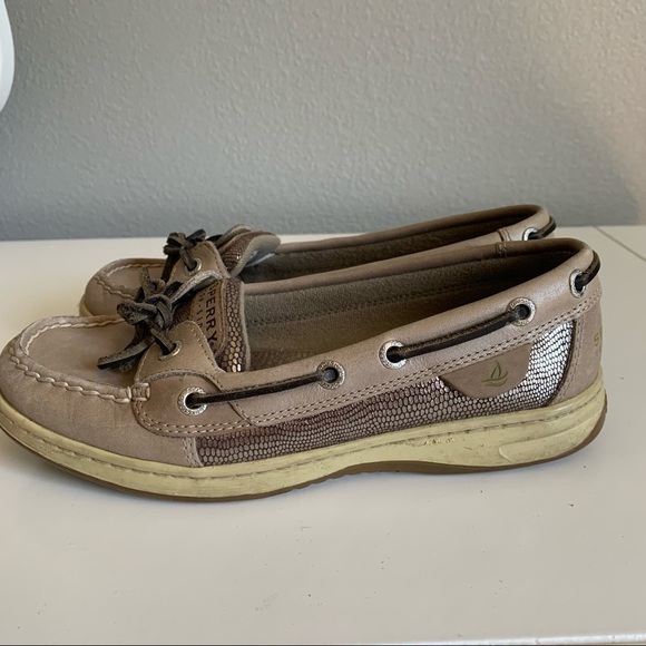 Sperry Angelfish Metallic Slip-On Boat Shoe - Picture 3 of 9